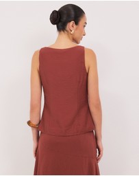 Calli - Kayanne Cowl Neck Top