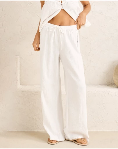 Rhythm - Macy Scallop Pants