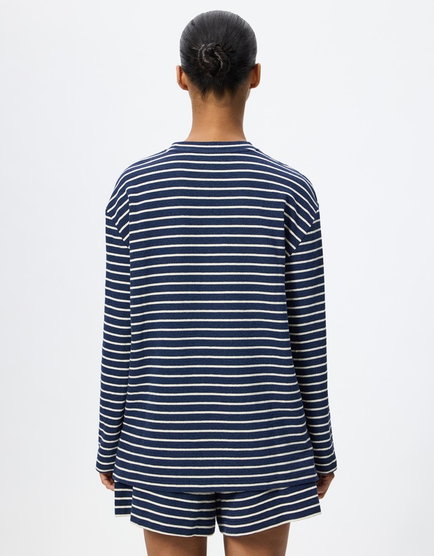 Zulu & Zephyr - Stripe Jersey Long Sleeve Top ICONIC EXCLUSIVE