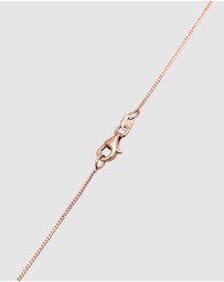 Elli Jewelry - Necklace Circle 925 Sterling Silver Rosegold