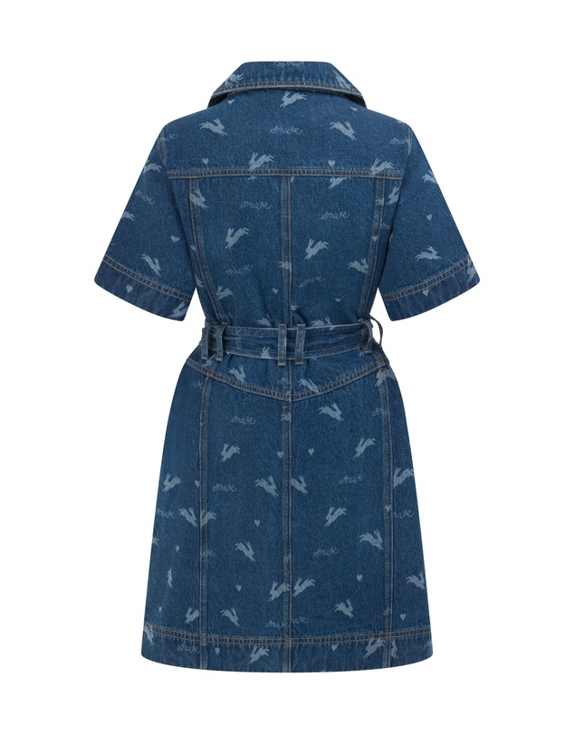 SMWR. by The Somewhere Co - Royal Match Denim Mini Dress