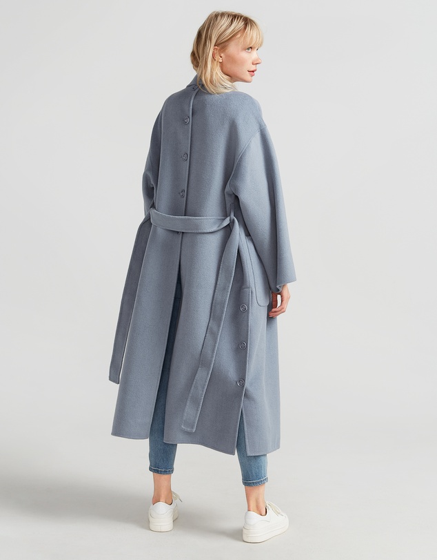 Belle & Bloom - Wide Awake Split Hem Overcoat