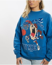 Vintage by The Real Deal - Pre Loved - 1996 Duke Unniversity x Taz Devil Sweatshirt