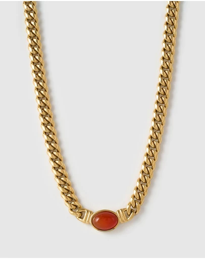 Arms Of Eve - Odette Necklace - Red Agate