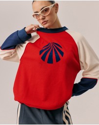 Araminta James - Races Waffle Sweatshirt