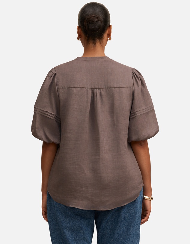 Forever New Curve - Mariella Curve Pin Tuck Blouse
