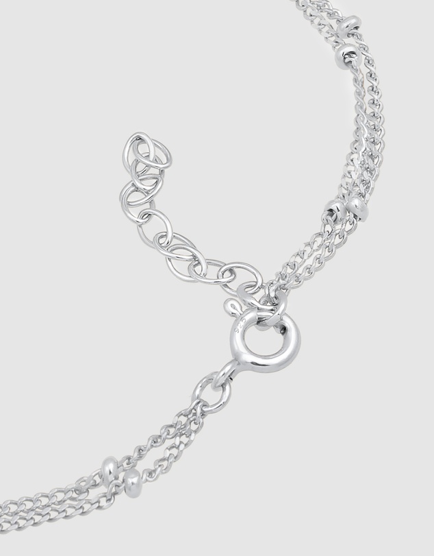 Elli Jewelry - Bracelet Layer Ball Chain Basic Trend in 925 Sterling Silver