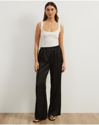 Atmos&Here - Saffron Satin Pants