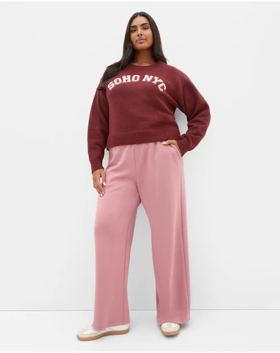 City Chic - Soho Crew Knit Jumper