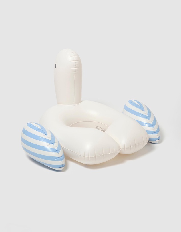Sunnylife - Tube Pool Ring Sammy the Seagull Blue Stripe - Kids