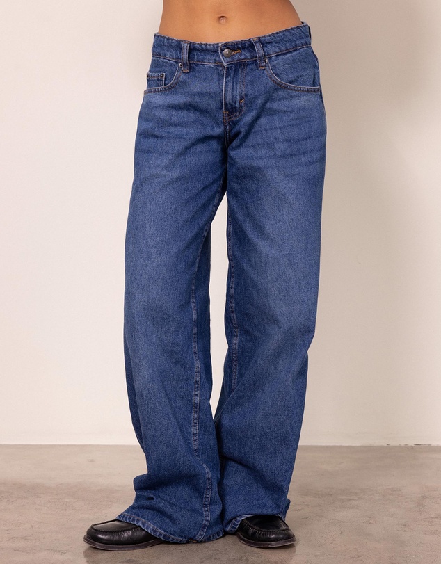 Motel Rocks - Extra Wide Low Rise Jeans