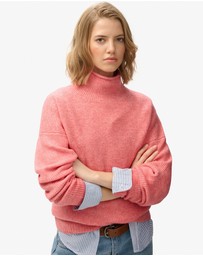 Superdry - Slouchy Mock Neck Jumper