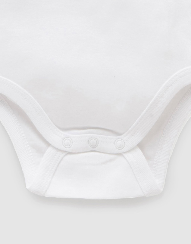 Purebaby - Easy Neck L/S Bodysuit 2 pack-Babies