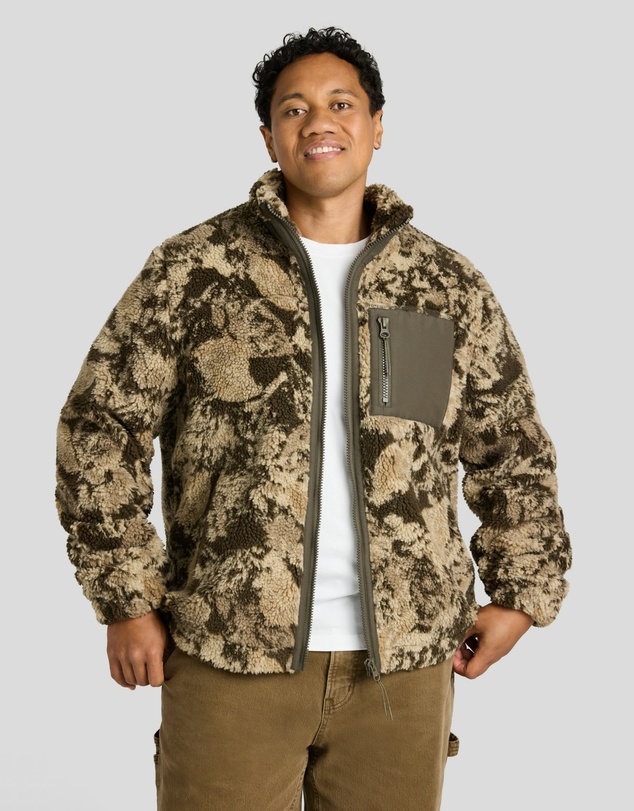 Johnny Bigg - Teddy Sherpa Zip Thru Jacket