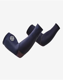 SKINS - SKINS Compression Unisex Series-3 AFL/Running/Gym Arm Sleeve Navy Blue
