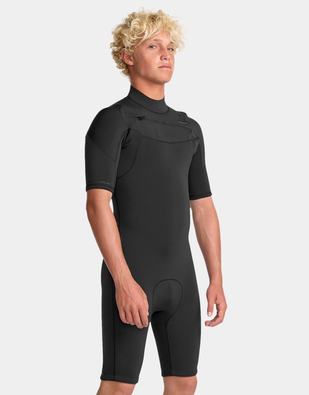 Quiksilver - Mens 2/2mm Everyday Session Chest Zip Springsuit