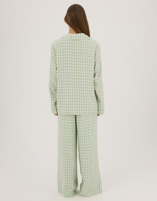 Atmos&Here - Ava Gingham Long PJ Set