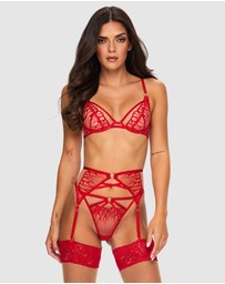 Ann Summers - Flames Of Passion Non-Padded Plunge Bra