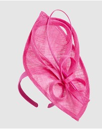 Max Alexander - Tall Fuchsia Racing Fascinator