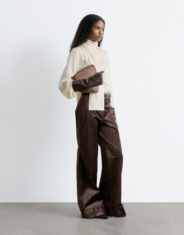 & Other Stories - Scarf-Detail Satin Blouse