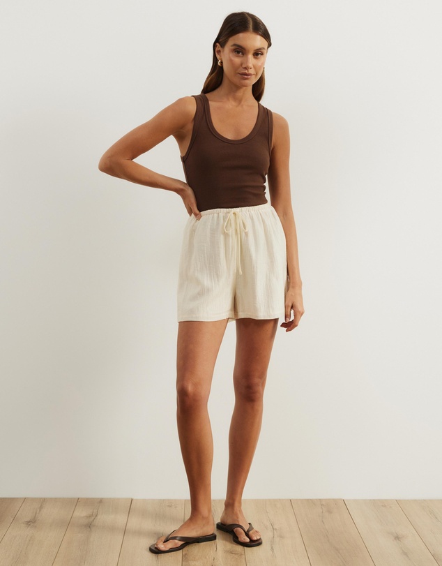 Atmos&Here - Emily Casual Crinkle Shorts