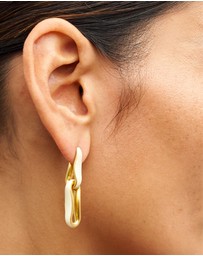 Oroton - Livia Enamel Drop Earrings