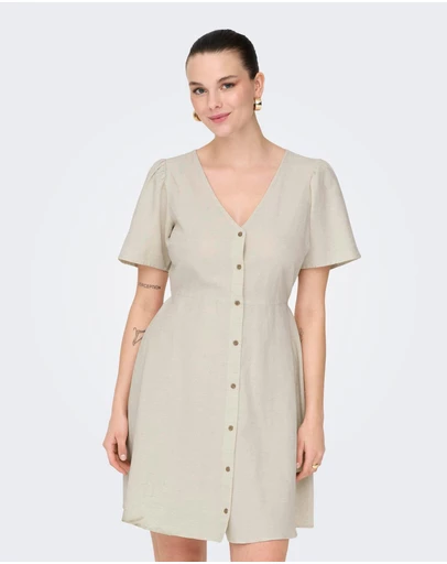 ONLY - Vita Life Buttoned Mini Dress