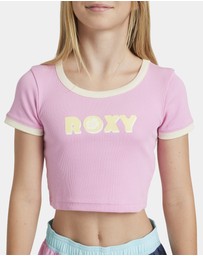 Roxy - Girls 8 to 16 Hey Yeah Yeah T-Shirt