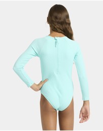 Roxy - Girls 4 to 16 Aruba Long Sleeve One Piece Swimsuit