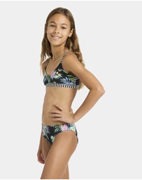 Roxy - Girls 4 to 16 Roxy Active Athletic Tri Set Two Piece