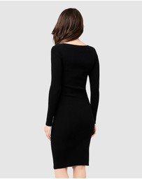 Ripe Maternity - Sadie Rib Knit Nursing Dress