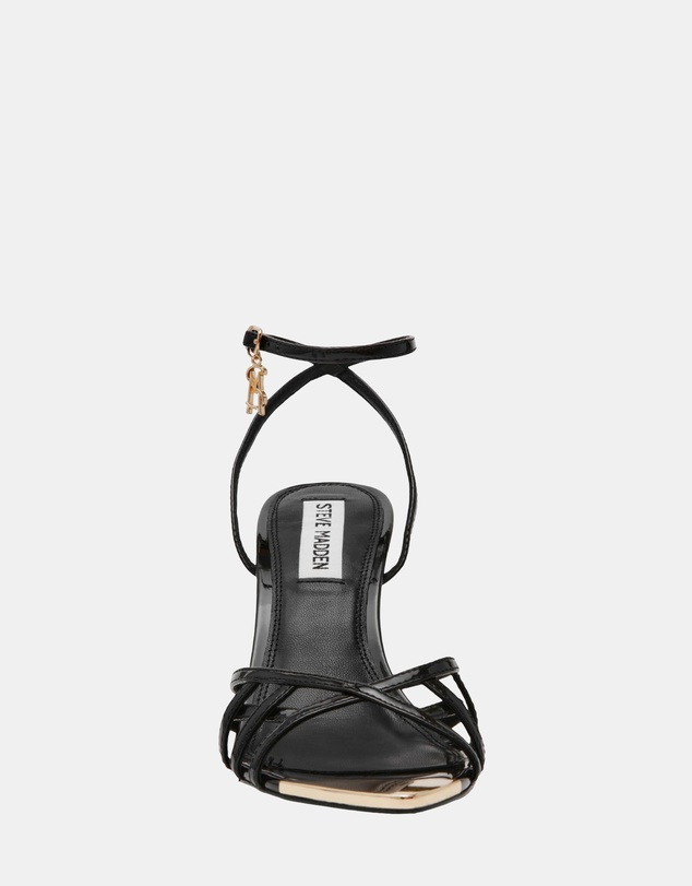 Steve Madden - Peepshow Black Patent Heels