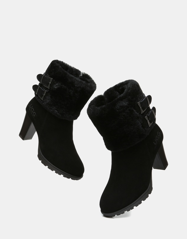 EVERAU - Australian Shepherd Ugg Candice Cow Suede Upper Boots