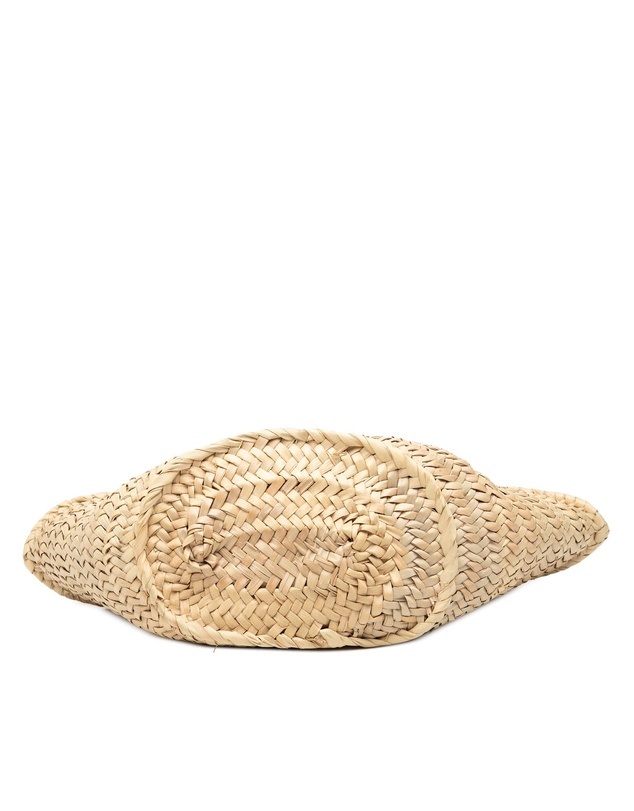 Pre-Loved by Azura Reborn - Pre-Loved Paulas Ibiza Smiley Small Raffia Basket Tote