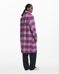 Desigual - Pink tartan coat