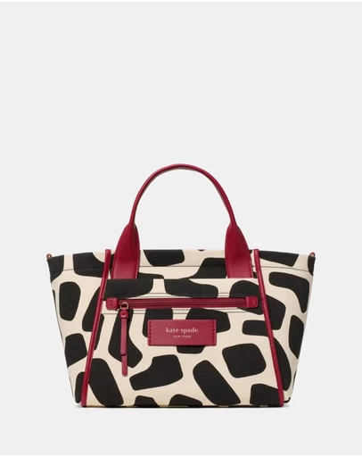 Kate Spade - Dash Giraffe Printed Canvas Tote Bag