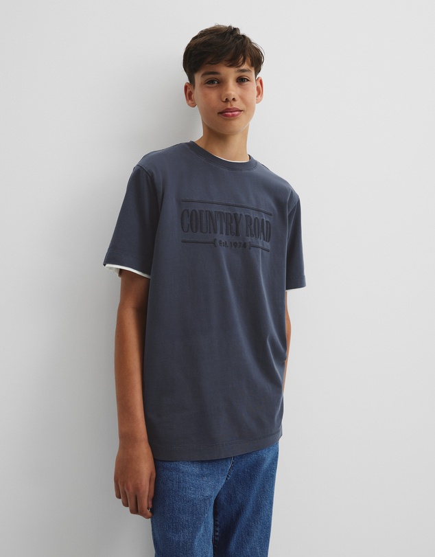 Country Road - Teen Australian Cotton Heritage Oversized T-shirt