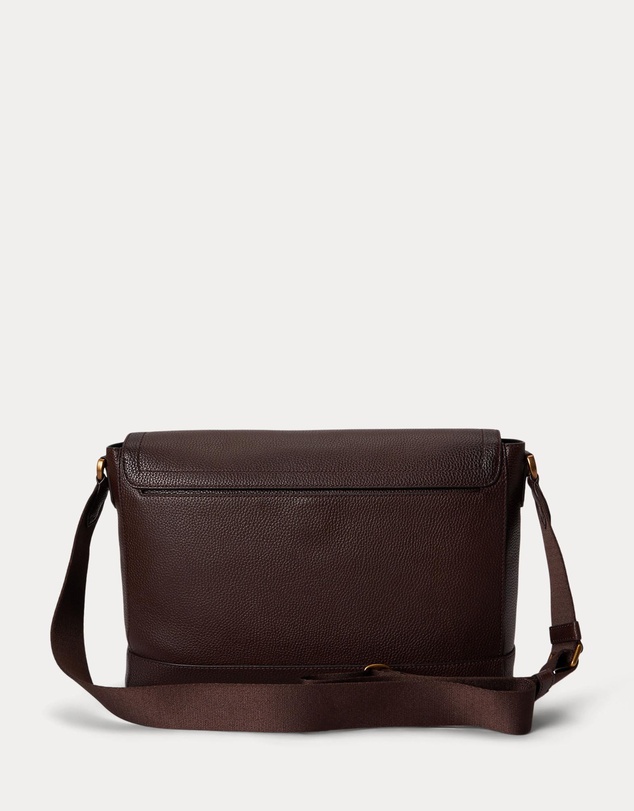 Polo Ralph Lauren - Pebbled Leather Messenger Bag