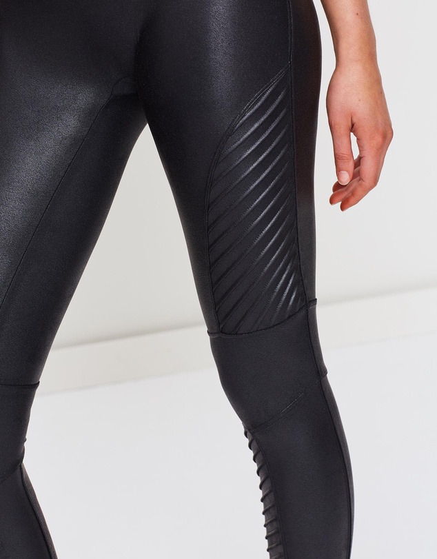 Spanx - Faux Leather Moto Leggings