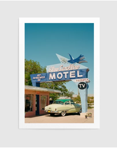 Olive et Oriel - Route 66 by Bethany Young Art Print