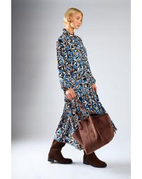 Glamorous - Long Puff Sleeve Midi Dress
