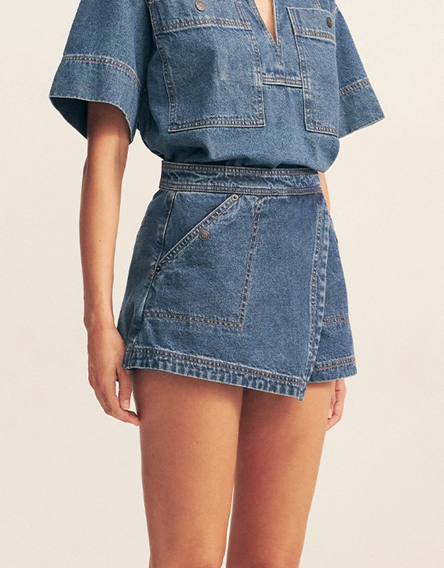Shona Joy - Raquel Wrap Detail Skort