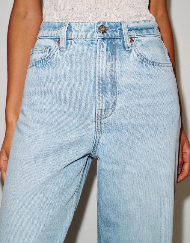 Reformation - Cary High Rise Slouchy Wide Leg Jeans