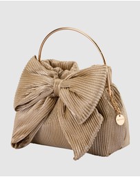Olga Berg - Elise Pleated Top Handle