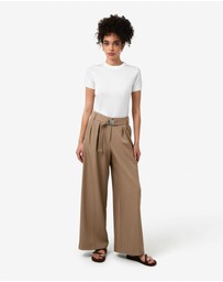 Forcast - Rowan Belted Contrast Pants