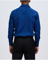 Van Heusen - Euro Tailored Fit Shirt Solid Poplin