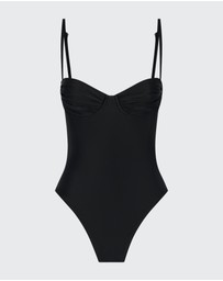 Vacay Swimwear - Paros One Piece Black