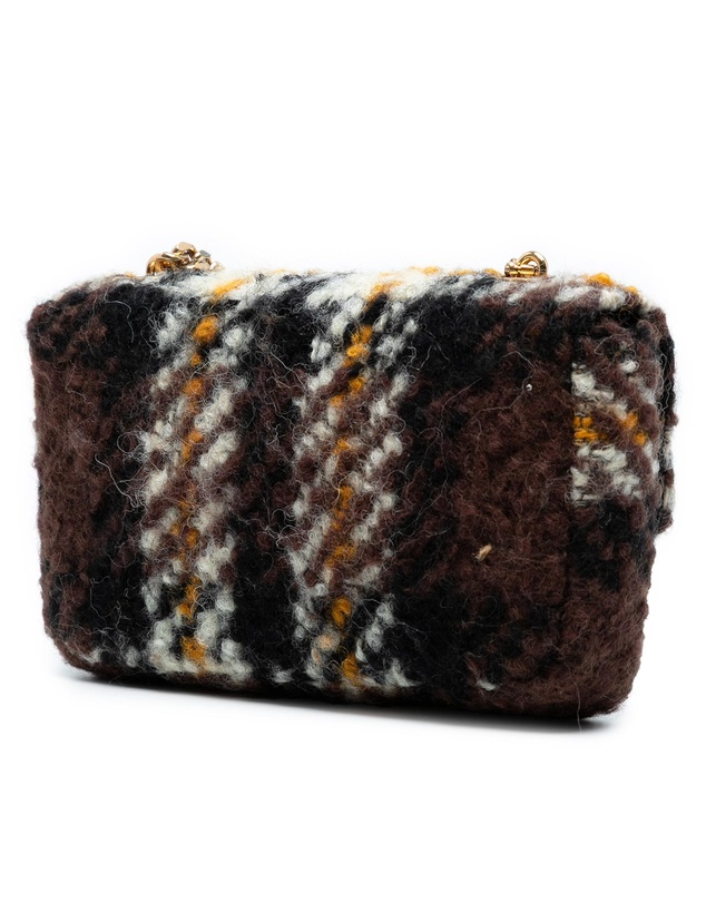 Pre-Loved by Azura Reborn - Pre-Loved Wool Triomphe Chain Shoulder Bag