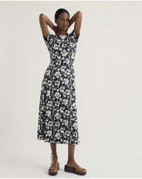 Seasalt - Seasalt Cornwall Navy Mirva Midi Jersey Dress