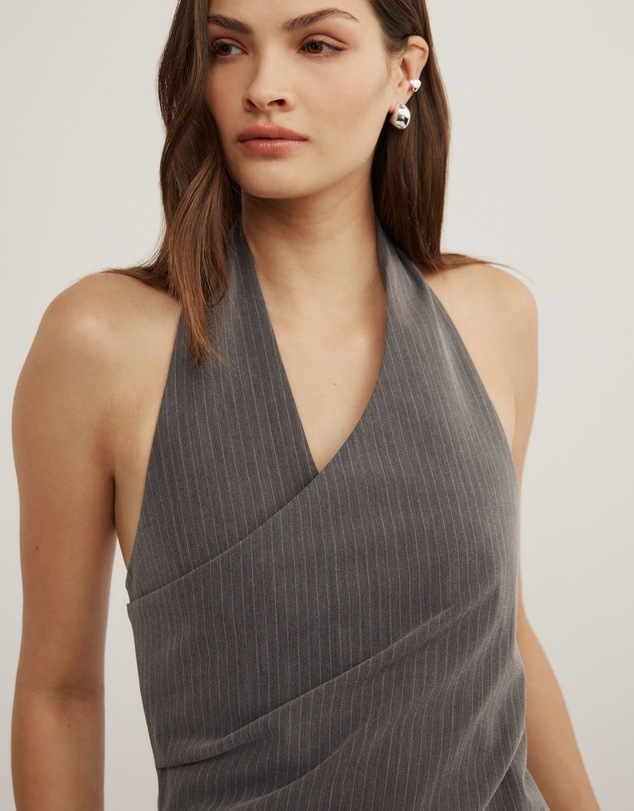 Witchery - Pinstripe Halter Top